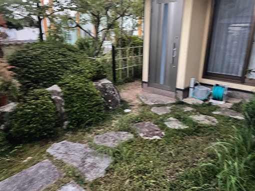 ローメンテナンスのお庭(山崎造園・兵庫県宍粟市)